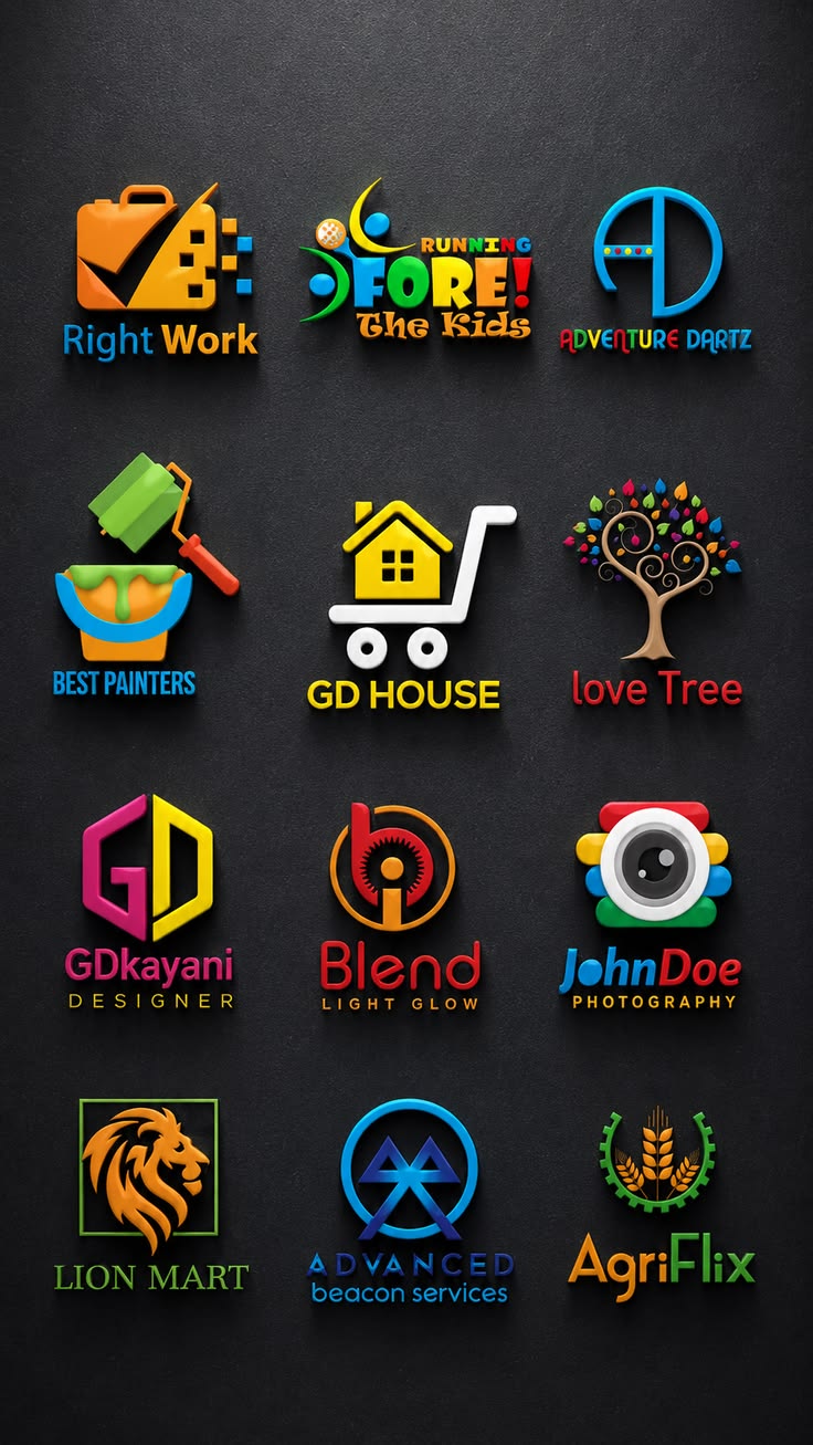 Professional custom logo maker service for businesses, startups, brands, restaurants, clothing brands, beauty salons, eCommerce stores, and corporate companies.