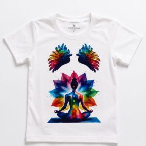 Kids White Cotton T-Shirt | Plain Round Neck T-Shirt