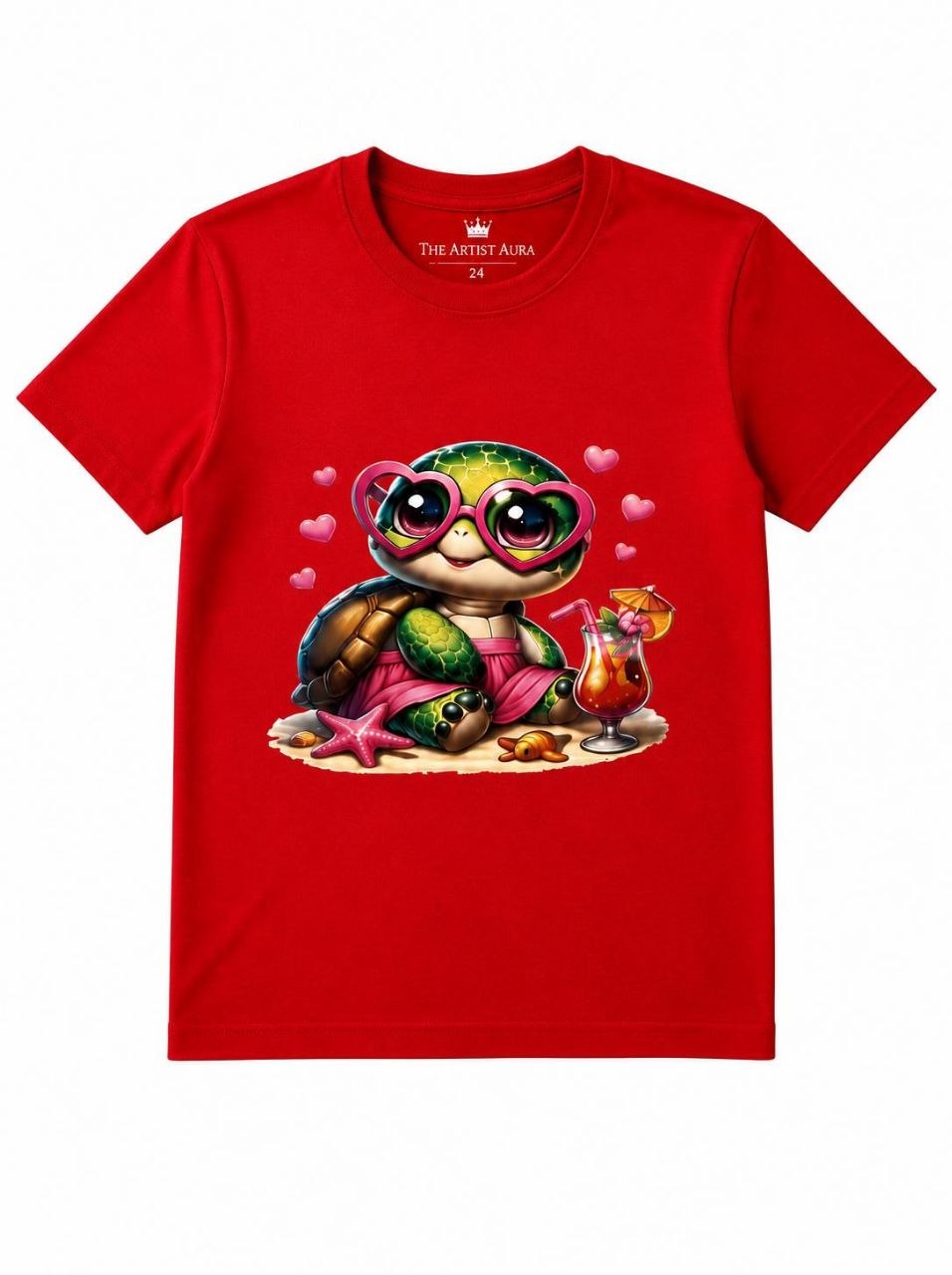 red cotton t-shirt
